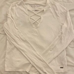 white long sleeved shirt